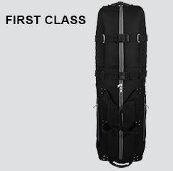 first class golf travel bag black